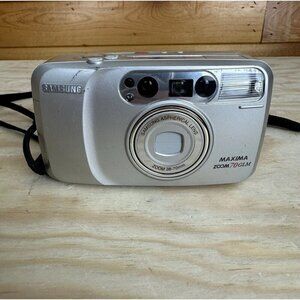 SAMSUNG MAXIMA ZOOM 70 GLM 35MM Film Camera Silver